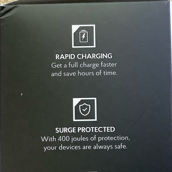 Sharper Image 6 USB Port Rapid Desktop Charging Station. - Picture 4 of 5